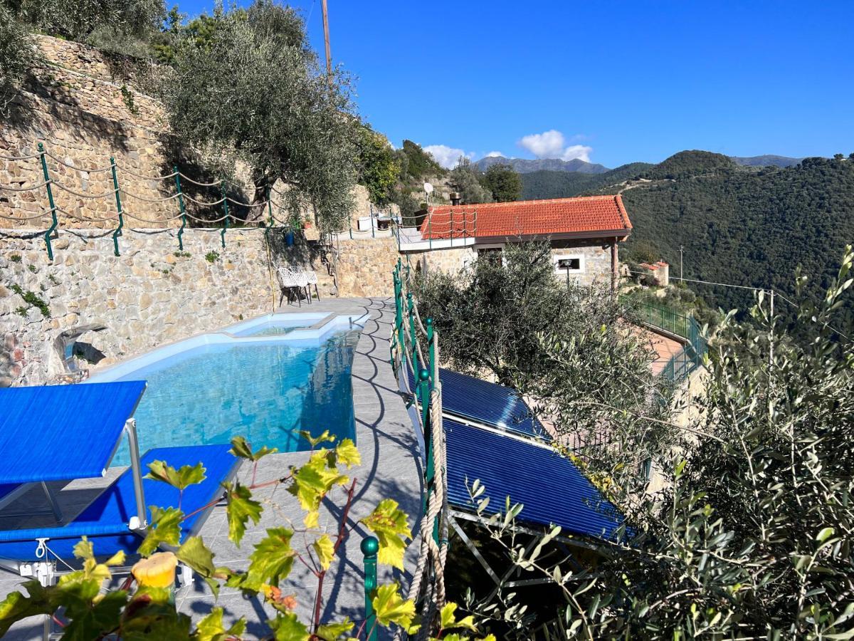 Villa Di Campagna Con Vista Mare 5 Camere Da Letto Pampara Eksteriør bilde