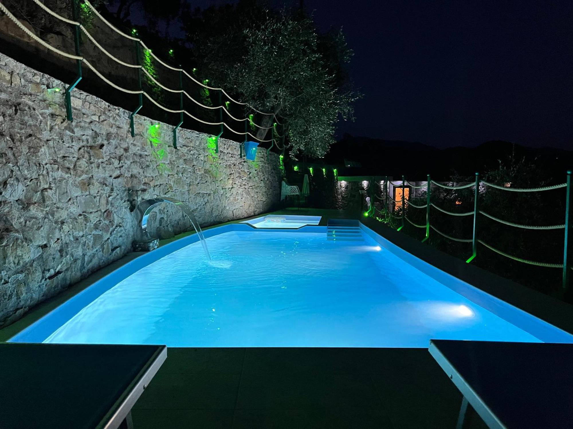 Villa Di Campagna Con Vista Mare 5 Camere Da Letto Pampara Eksteriør bilde