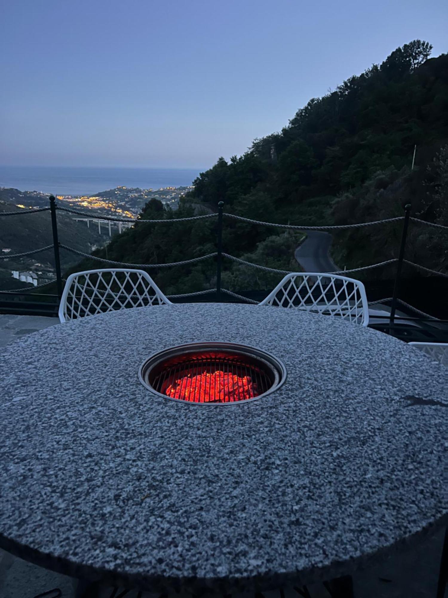 Villa Di Campagna Con Vista Mare 5 Camere Da Letto Pampara Eksteriør bilde
